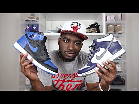 Jordan 1 vs Nike Dunks - YouTube