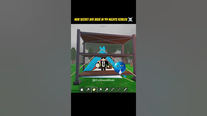 99 Nights In The Forest - New AFK Base For 100 Days 😱 #roblox #fyp