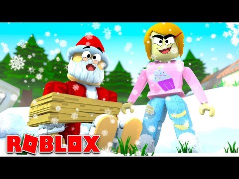 Roblox Bloxburg Molly Catches Santa!