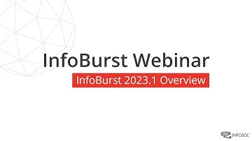 InfoBurst Webinar - InfoBurst 2023.1 Overview