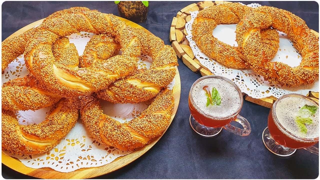🔴simit turque maison🥯😍 croustillant sans robot❌️sans effort❌️ très facile à faire ✅️réussi 💯💯