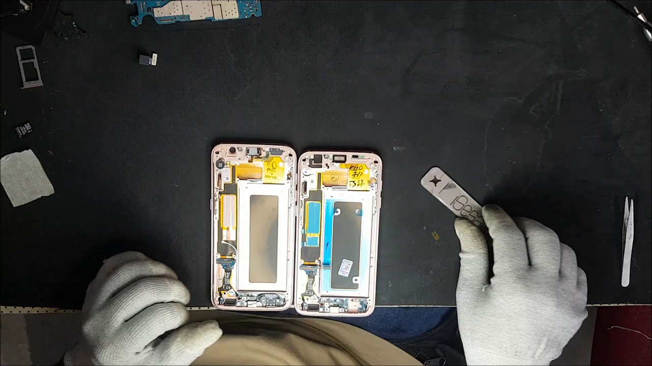 Samsung Galaxy S7 Edge SM-G935F sostituzione display. Display Replacement -  YouTube