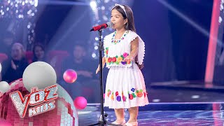 Gabriela Quitian canta  'La llorona' Audiciones a ciegas | La Voz Kids Colombia 2024