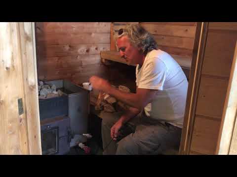 Lighting Kuuma Sauna Stove