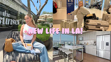 Moving my life to LA for a while! Apartment tour!