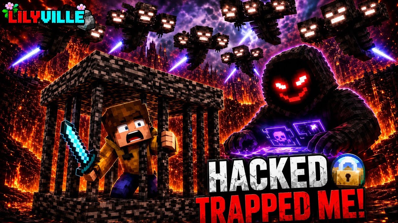 I Got Trapped In A Bedrock Prison By Unknown Hacker|#6 - YouTube
