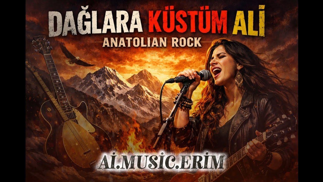 Dağlara Küstüm Ali | Anatolian Rock Cover (Psychedelic Rock Version) @Ai.Music.Erim.1 