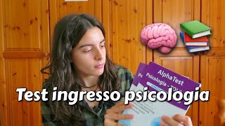 TEST INGRESSO PSICOLOGIA: come funziona + consigli + mia esperienza