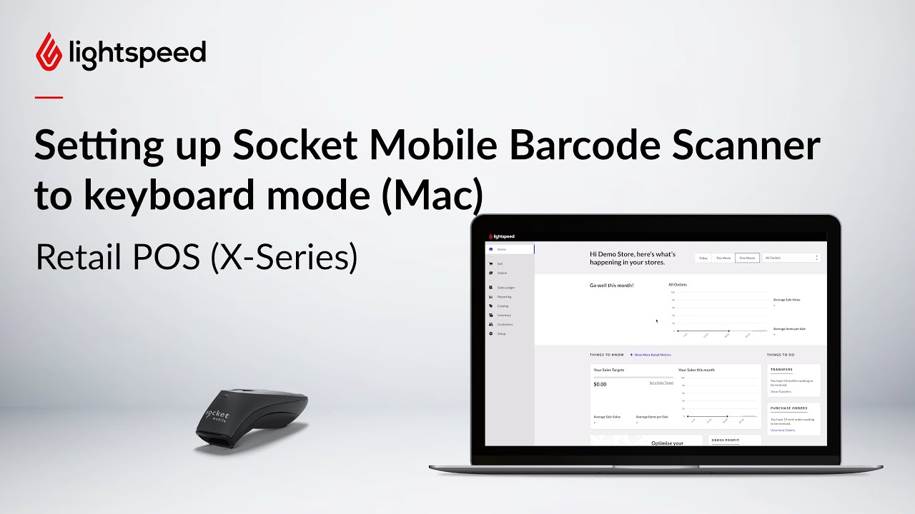 Setting up Socket Mobile to mode (Mac) - YouTube