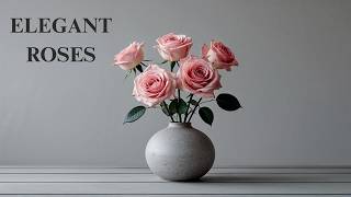Soft Pink Roses 🌸 Elegant Minimalist Decor | Luxury Ambient TV Wall Art screenshot 5
