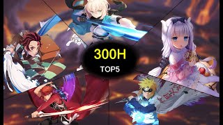 Top 5 Highlight 300 Heroes 7Vs7 Anime Aos