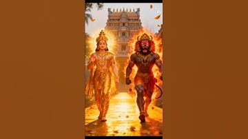Ayyappa Swamy walking with lord Narasimha 🙏#ayyappa #ayyappan #ayyappaswamy #narsimha #shorts #trend