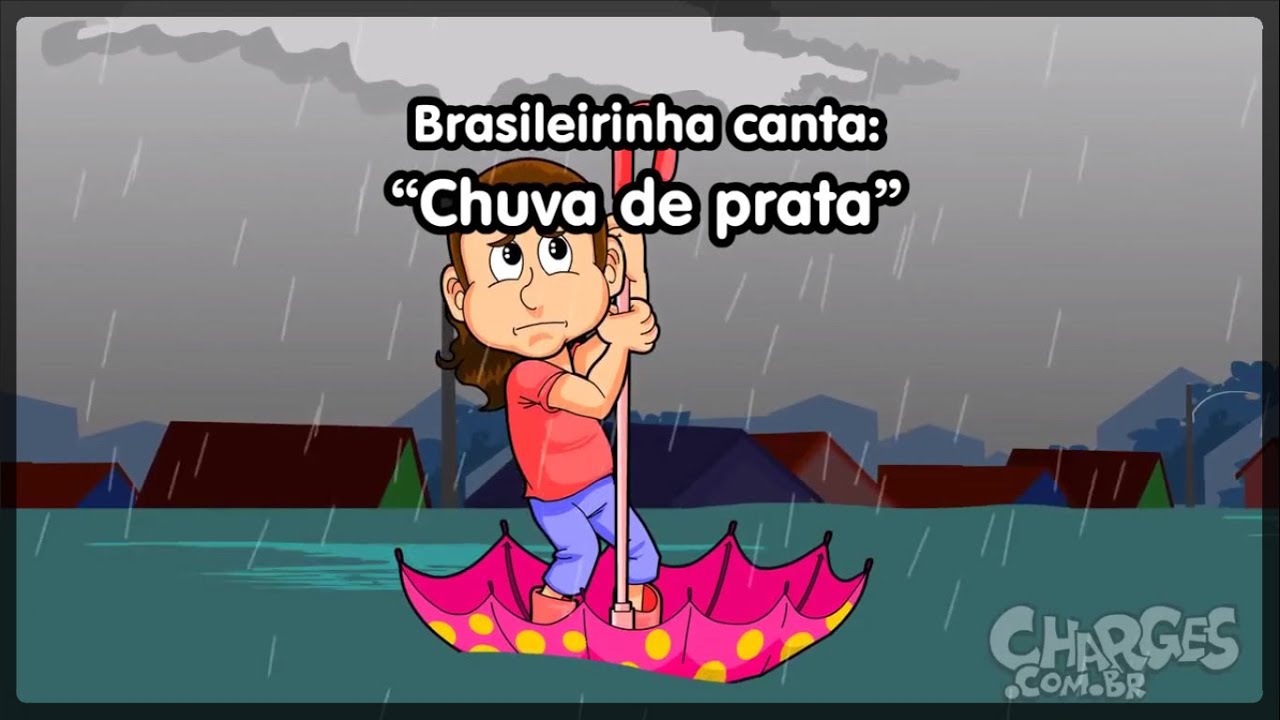 vídeos engraçados sobre chuva