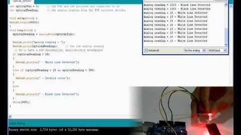 Optical Sensor interfacing (Arduino)