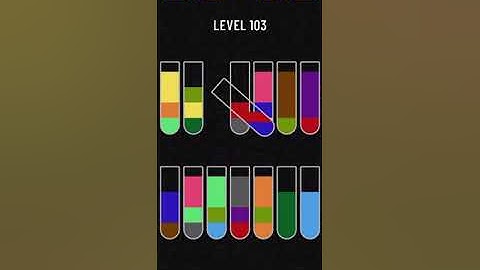 Water sort puzzle game Level 103