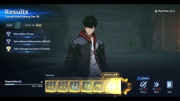 F2P NEW INSTANCE DUNGEON STAGE 20 EIBERG BOSS CLEAR || Solo Leveling Arise