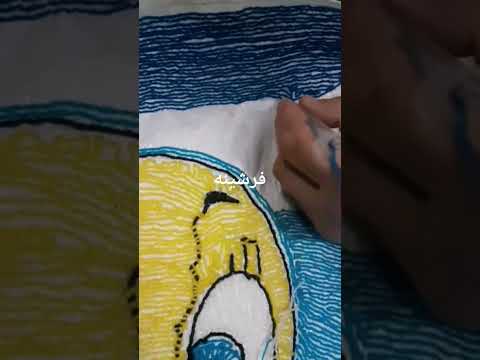 یه فرشینه زیبا با گونی بافی