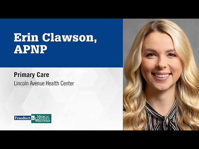 Watch Erin Clawson, nurse practitioner, primary care on YouTube.