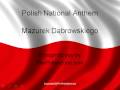 Polish National Anthem