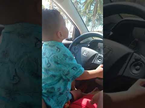 Master King at driving.My nephew at 3 years old.