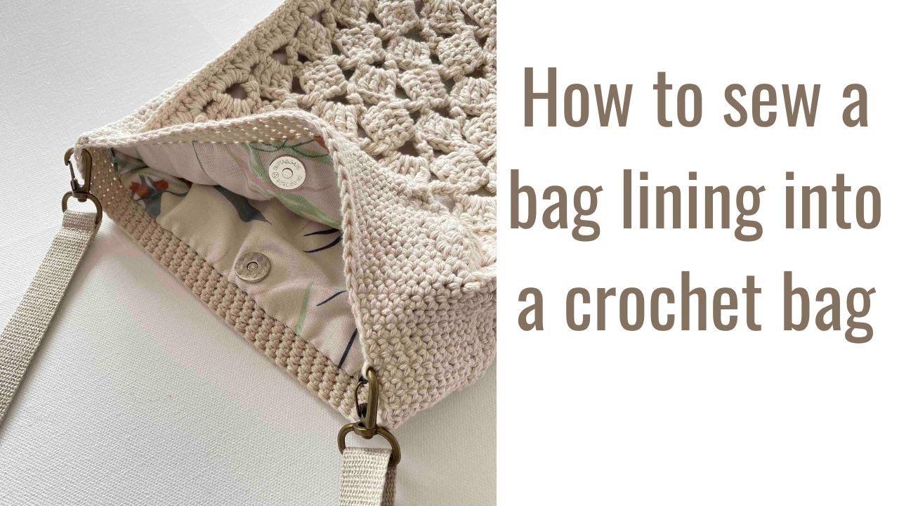 How to sew a bag with a lining - KnitcroAddict