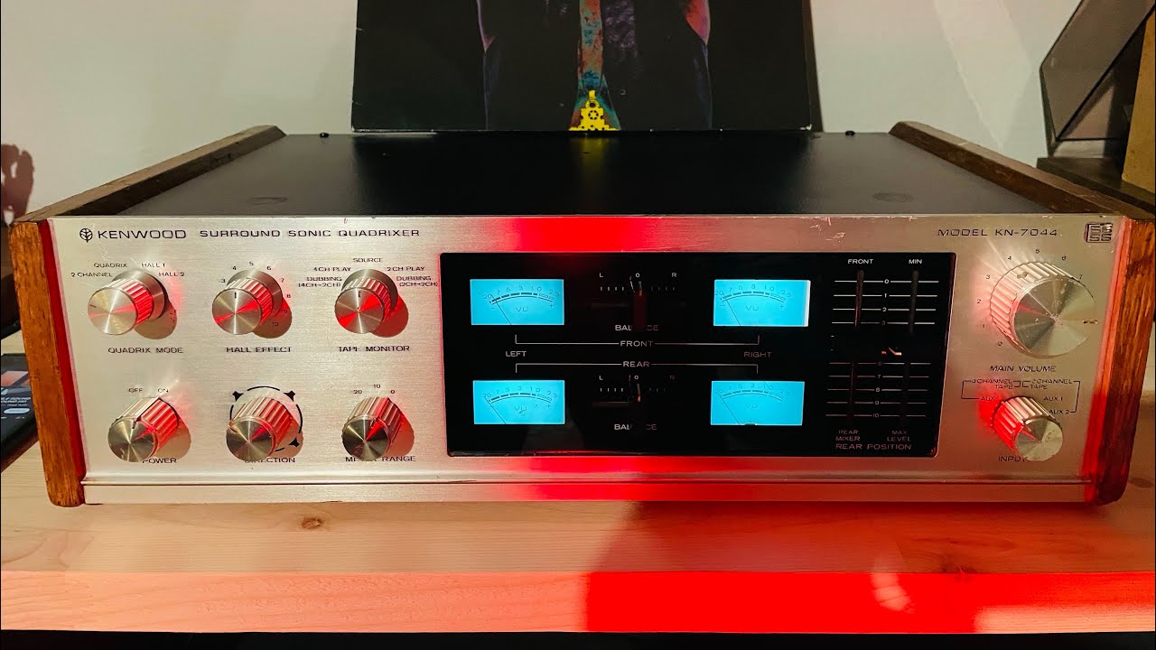 Kenwood KN-7044 Surround Sonic Quadrix Amplifier - YouTube