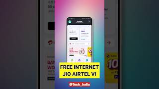 ? Get free internet on Jio VI Airtel | free internet | jio free internet | vi free internet |shorts