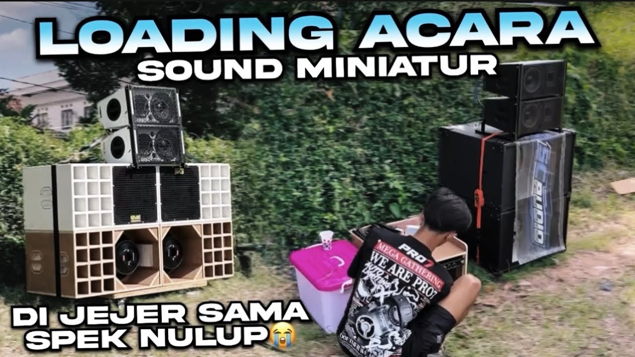 PERTAMA KALI TAMPIL GROGI‼️ PERDANA SC AUDIO IKUT ACARA SOUND MINIATUR