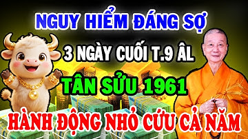NGUY HIỂM CẬN KỀ:  Tân Sửu 1961 Được Trời Nhắc 3 Ngày Cuối Tháng 9 ÂL   Hành Động Nhỏ Cứu Cả Năm