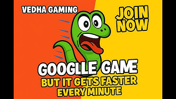 Google Snake Game But It Gets Faster Every Minute