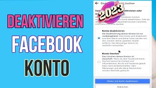 So deaktivieren Sie das Facebook-Konto (2023) | Facebook-Konto LÖSCHEN