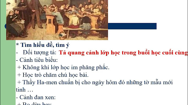 Bài luyện nói về văn miêu tả lớp 6 năm 2024