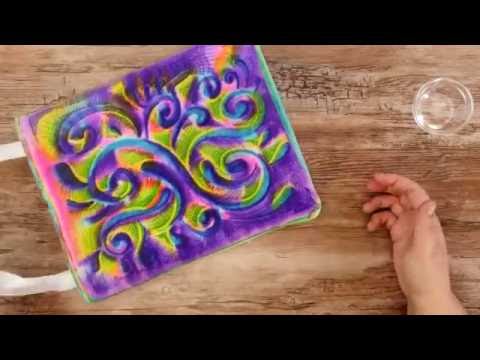 Functional Art: Alcohol Ink Tote Bag