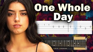 Dixie D'Amelio - One Whole Day - Guitar tutorial (TAB) chords