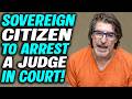 Sovereign Citizen Tries to ARREST the Judge in Open Court — Instant SovCit FAIL!