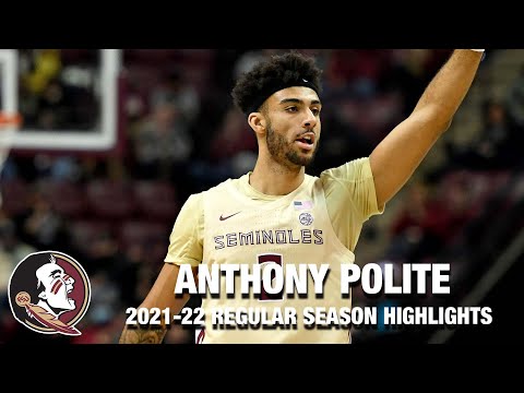 Anthony Polite Regular Season Highlights | Florida State Guard