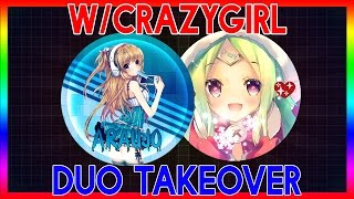 Agar.io // FT Duo Server Takeover #2 // w/CrazyGirl