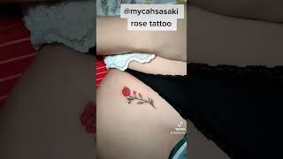 Mycah sasaki rose tattoo #mycahsasaki #mewotv #tattoo