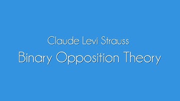 Claude Levi Strauss Theory Explained | Binary Opposites