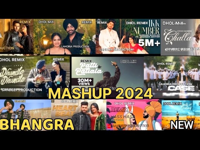 New Year Mashup 2024 Dhol Remix Sandeep by Lahoria Production (Bhangra)New Punjabi Song  Mashup 2024 class=