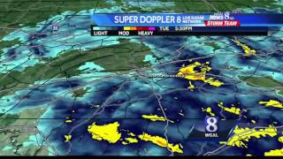 Heavier rain and isolated thunderstorms in the mix for Wednesday