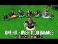 Warcraft 3: Biggest possible damage (over 1000 hp)