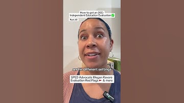 How to get an IEE , independent education evaluation 📚💡✅