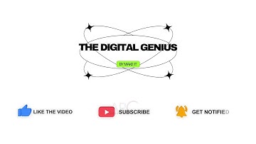 The Digital Genius || by Arc Solutions YouTube Outro Maker