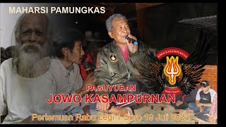 Pertemuan Jowo kasampurnan #4 Rabu Legi 1 Suro 19 Juli 2023