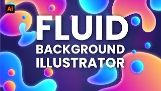 Abstract Fluid Background in Adobe illustrator CC 2021 Hindi