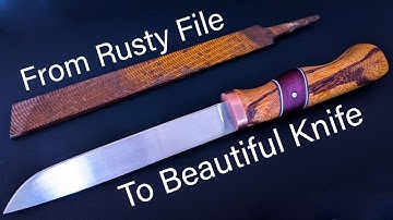 Making a Knife from a Rusty File: Part 2