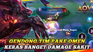 Omen AOV Gameplay - Omen Ternyata Bisa Gendong Tim - Arena of Valor - Liên Quân Mobile • RoV