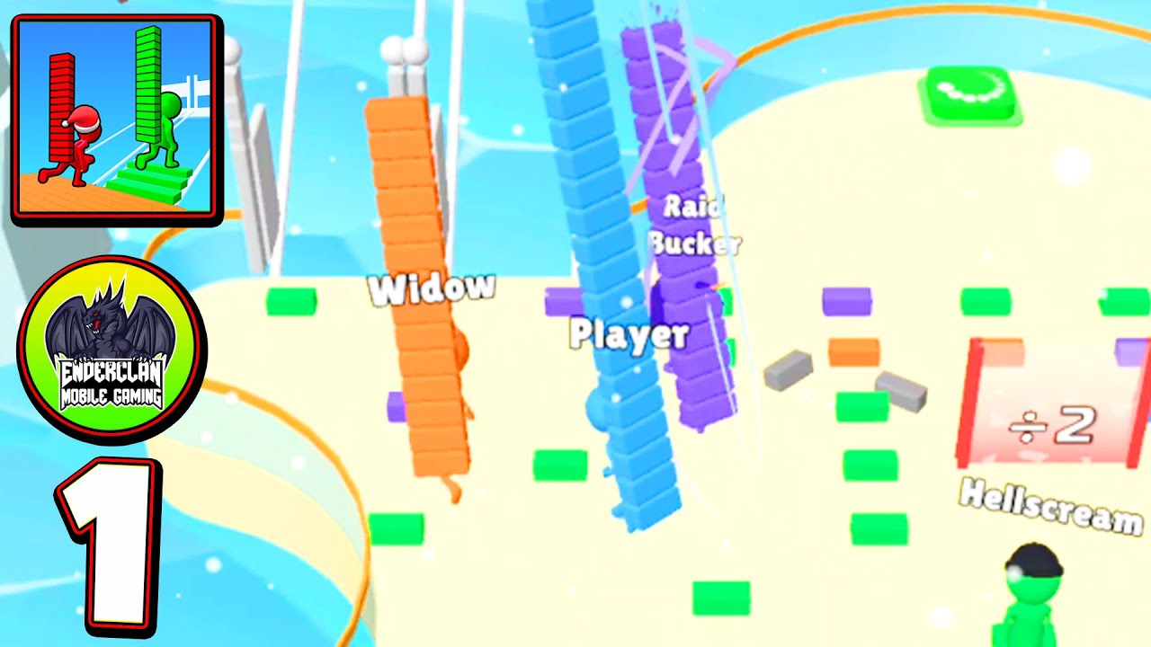 Bridge Race Gameplay All Levels Walkthrough Tutorial (iOS & Android ...