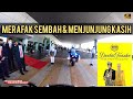 MENYAMBUT KEBERANGKATAN TIBA KDYMM YANG DI PERTUAN AGONG KE NEGERI MELAKA